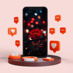 موکاپ پریمیوم لایه باز موبایل استوری