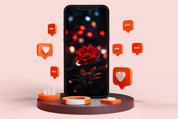 موکاپ پریمیوم لایه باز موبایل استوری