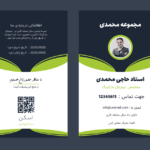 دانلود طرح لایه باز کارت شناسایی PSD